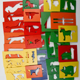 Wooden Farm Animal Stencils
