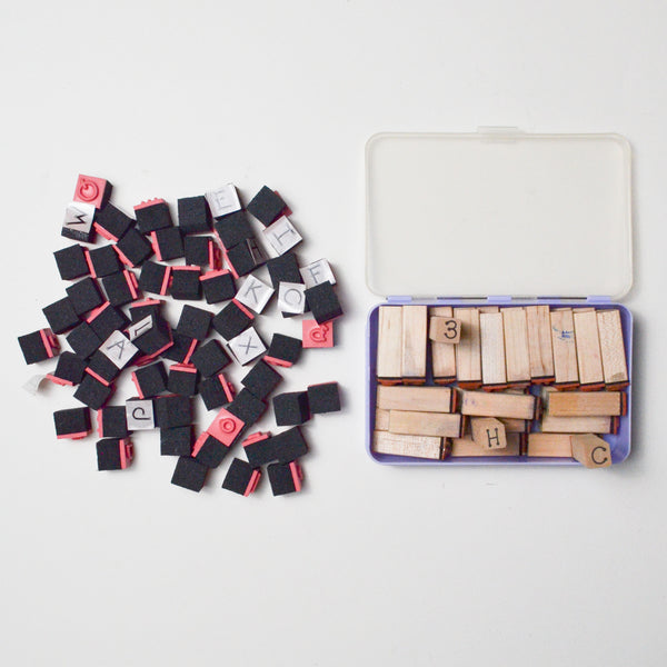 Letter Rubber Stamp Sets Default Title