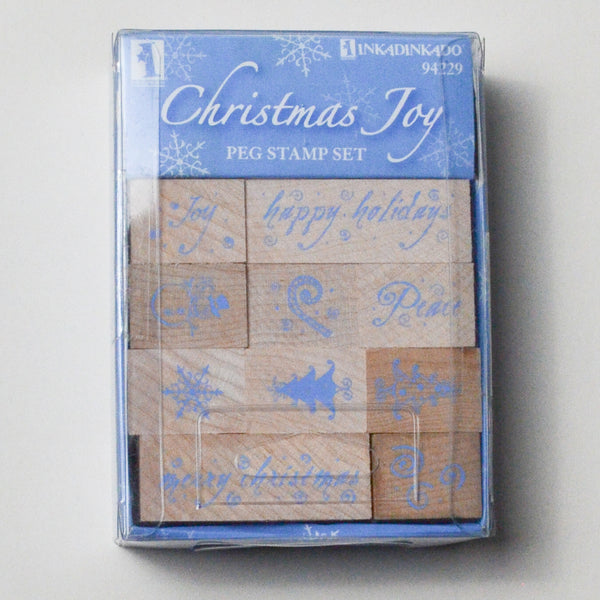 Christmas Joy Peg Stamp Set Default Title