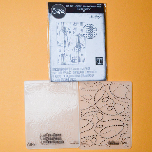 Sizzix Tim Holtz Embossing Folders - Set of 3 – Make & Mend