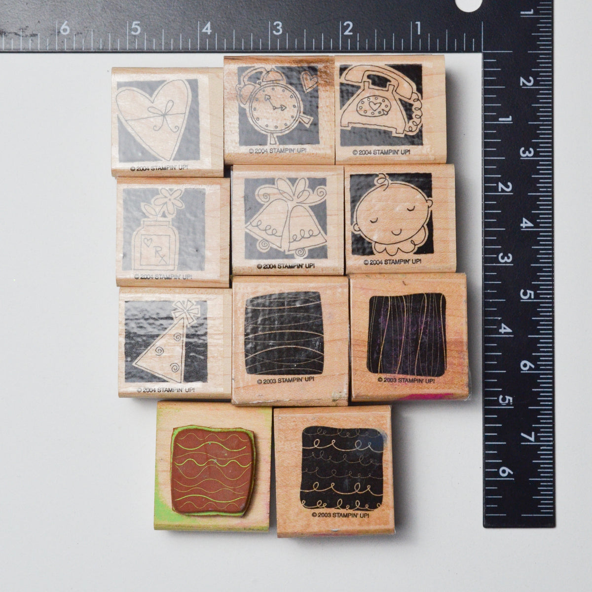 Assorted Rubber Stamps - Set of 11 – Make & Mend