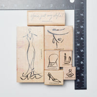 Style Themed Stamp Set - Set of 7