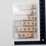 Bold Line Lowercase Alphabet Stamp Set