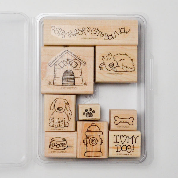 Dog Themed Stamp Set - Set of 9
