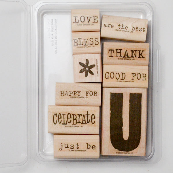 Message Stamps - Set of 10