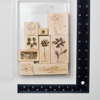 Floral Stamp Set - Set of 9