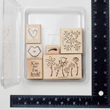 Heart Stamp Set - Set of 6