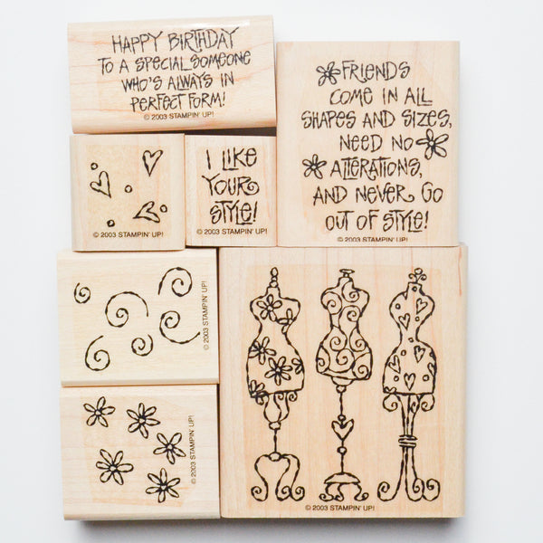 Stampin' Up! I Like Your Style Stamps - Set of 7