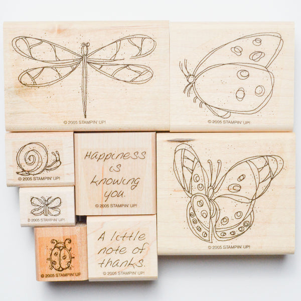 Stampin' Up! Winged Things Stamps - Set of 8