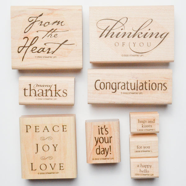 All Year Cheer Stamps - Set of 9