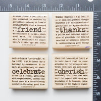Stampin' Up! Lexicon of Love Stamps - Set of 4