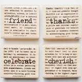 Stampin' Up! Lexicon of Love Stamps - Set of 4