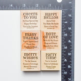 Stampin' Up! Lots of Thoughts Stamps - Set of 6