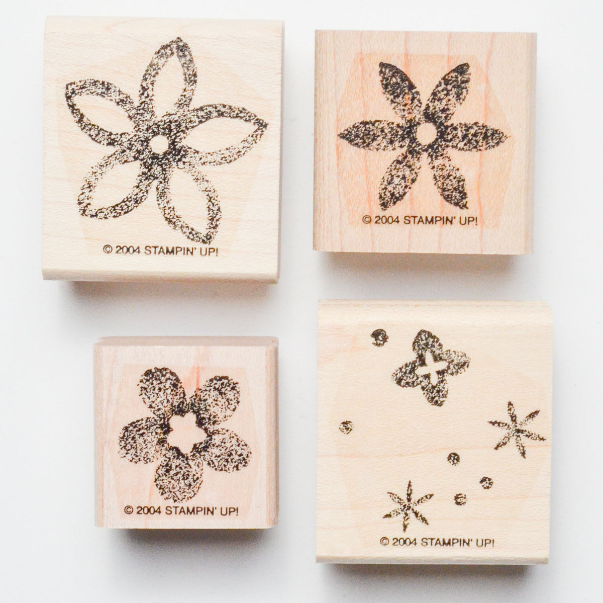 Stampin' Up! Burst Into Bloom Stamps - Set of 4 – Make & Mend