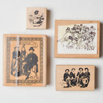 People Stamps - Set of 4