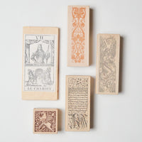 Assorted Renaissance Style Stamps - Set of 5