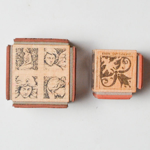 Square Multi-Sided Stamps - Set of 2