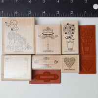 Stampin' Up! Parlez-Vous Francais? Rubber Stamps - Set of 6