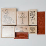 Stampin' Up! Parlez-Vous Francais? Rubber Stamps - Set of 6