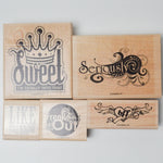 Stampin' Up! Seriously Sassy Rubber Stamps - Set of 5