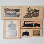 Stampin' Up! All Aboard Rubber Stamps - Set of 6