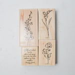 Stampin' Up! Echoes of Kindness Rubber Stamps - Set of 4