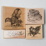 Stampin' Up! Forest Friends Rubber Stamps - Set of 4