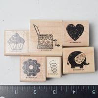 Stampin' Up! Out of the Box Rubber Stamps - Set of 6