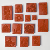 Winnie-the-Pooh Foam Rubber Stamps - Set of 14