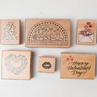 Heart + Valentines Day Stamp Bundle - Set of 6