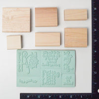 Stampin' Up! Love Ya Bunches Rubber Stamps - Set of 6