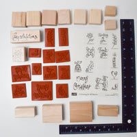 Stampin' Up! A Greeting for All Reasons Rubber Stamps - Set of 14