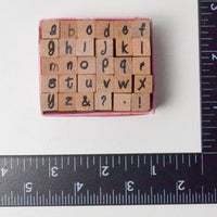 Tiny Lowercase Alphabet Stamp Set