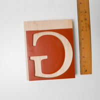 Large "G" Stamp - Double-Sided