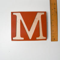 Large "M" Stamp - Double-Sided