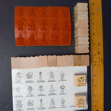 Stampin' Up! Small Talk Rubber Stamps - Set of 28, Half Mounted