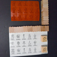 Stampin' Up! Small Talk Rubber Stamps - Set of 28, Half Mounted