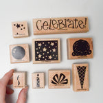 Stampin' Up! 2-Step Stampin' Perfect Party Rubber Stamps - Set of 9