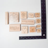 Stampin' Up! 2-Step Stampin' Time Well Spent Rubber Stamps - Set of 12