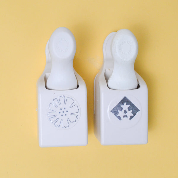 Flower + Corner Paper Punches - Set of 2