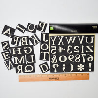 Foam Alphanumeric Stamps