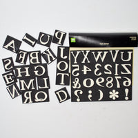 Foam Alphanumeric Stamps