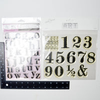 Alphanumeric Clear Stamp Bundle