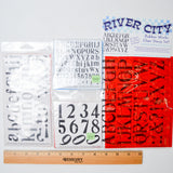 River City Rubber Works Alphanumeric Stamp Bundle