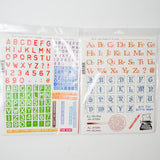 Alphanumeric Rubber Stamp Bundle