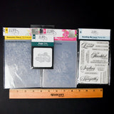 LDRS Creative Clear Stamp, Dies + 3D Embossing Folder Bundle