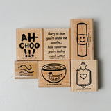 Stampin' Up! Under the Weather Rubber Stamps - Set of 6