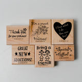 Stampin' Up! Business Memos Rubber Stamps - Set of 6