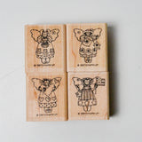 Stampin' Up! Angels Mini Rubber Stamps - Set of 4