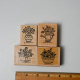 Stampin' Up! Bitty Bouquets Rubber Stamps - Set of 4